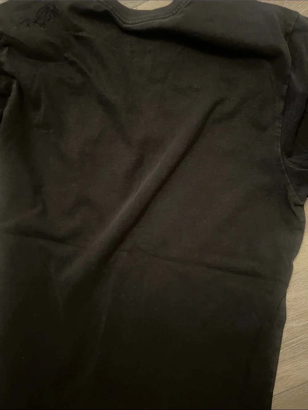 Men’s Jordan Black Tee with Red Jumpman Patch